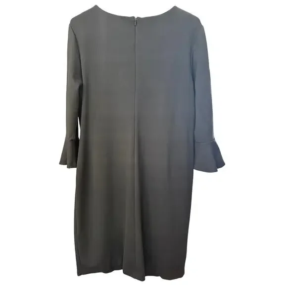 CHICO'S Black Stretch Sheath Dress M 🖤 - Picture 3 of 7